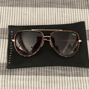QUAY AUSTRALIA ALL IN TORTOISE AVIATOR SUNGLASSES